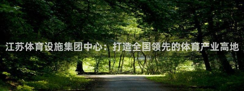 凯捷体育平台：江苏体育设施集团中心：打造全国领先的体